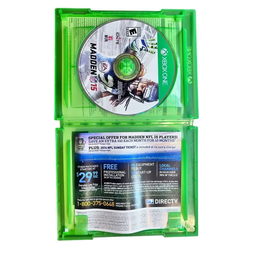 Madden NFL 15 for Xbox One – Used, Excellent Condition